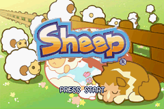 Sheep title screen for GameBoy Advance